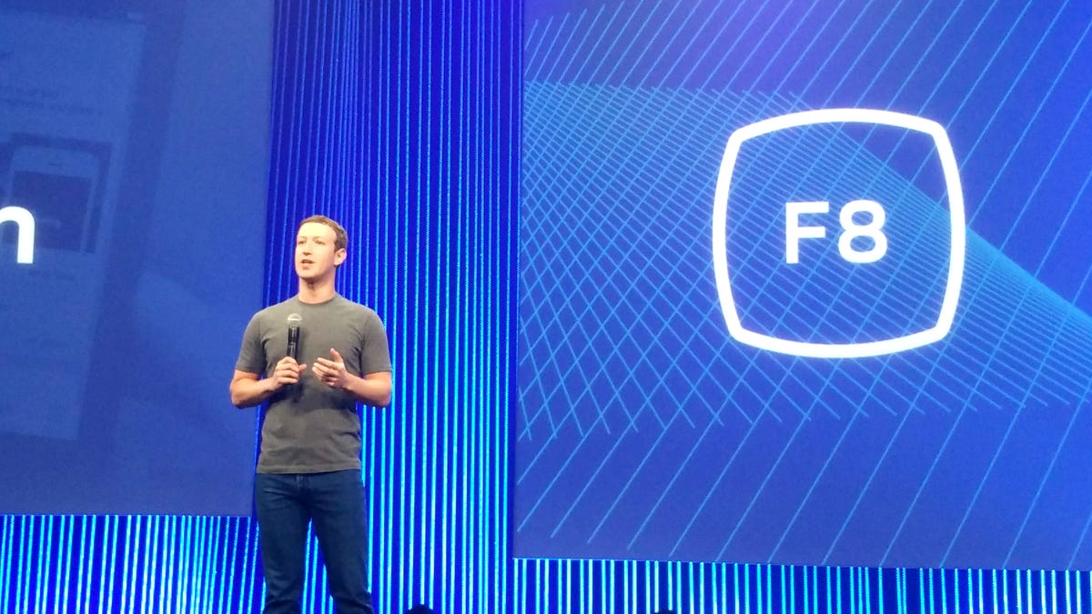 Mark Zuckerberg makes a plea for togetherness during his F8 keynote speech.
