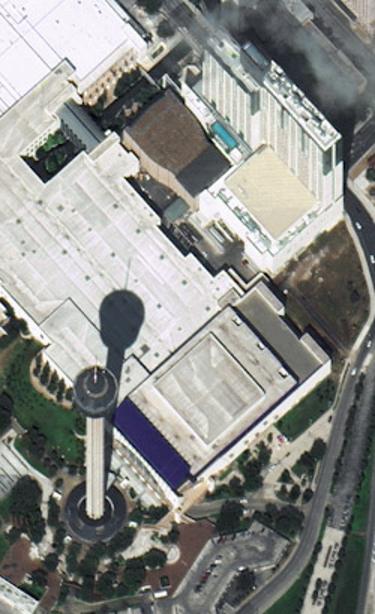 The Henry B. Gonzalez Convention Center San Antonio, Texas, where DigitalGlobe is showing off its first images for the GeoInt 2009 conference.