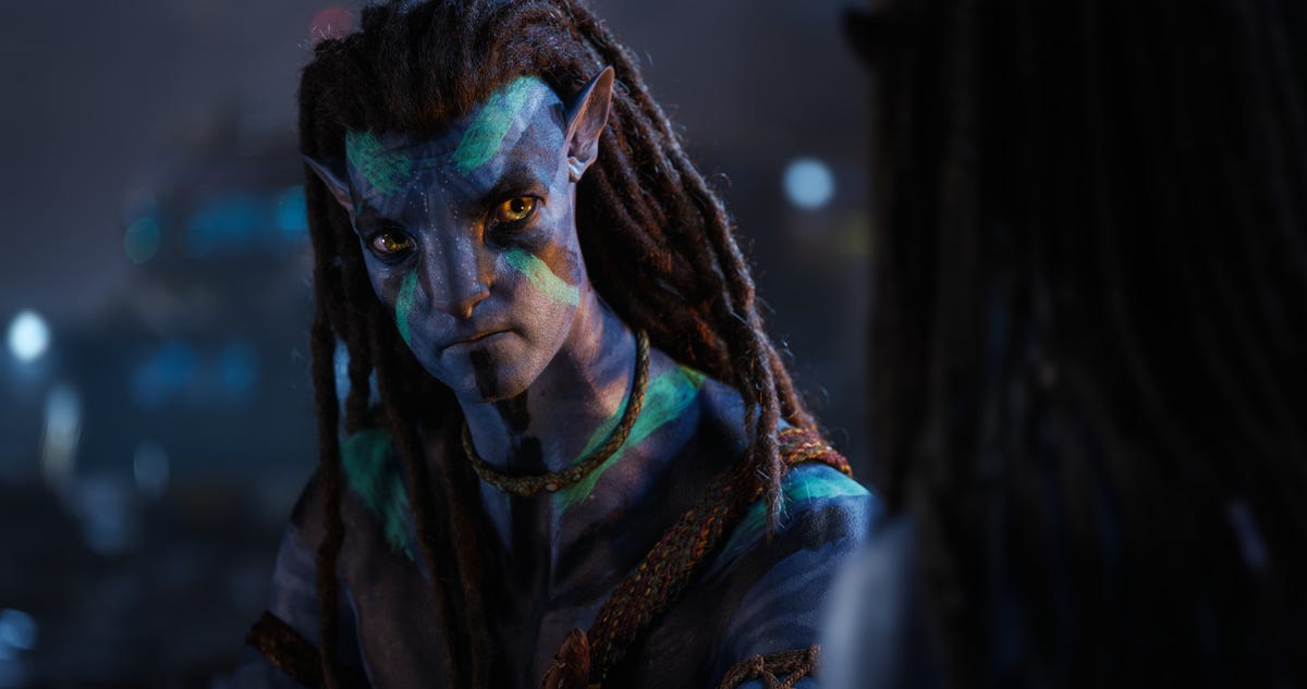 Sully stares in Avatar: The Way of Water