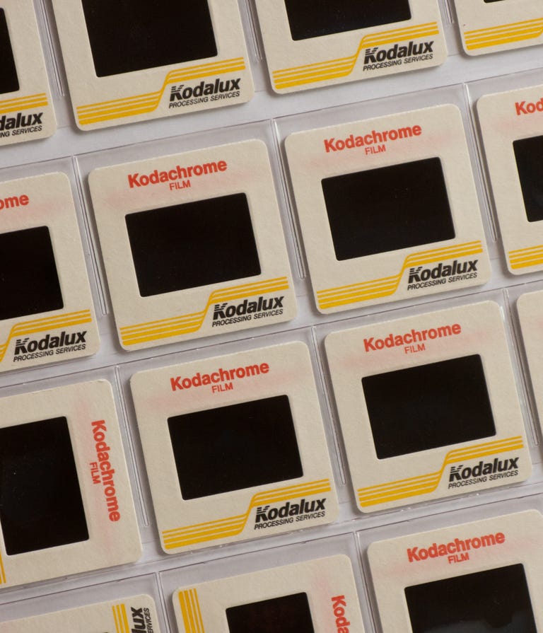 Kodachrome slides.