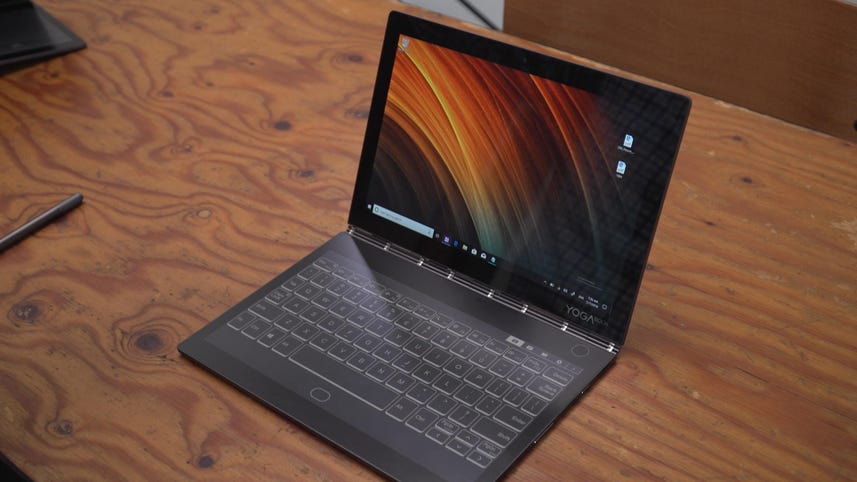 The new Yoga book makes its mark with an E Ink keyboard