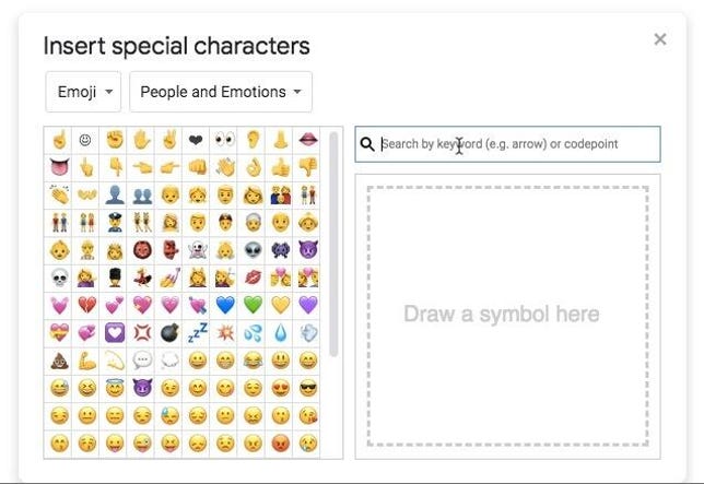 emoji-google-doc