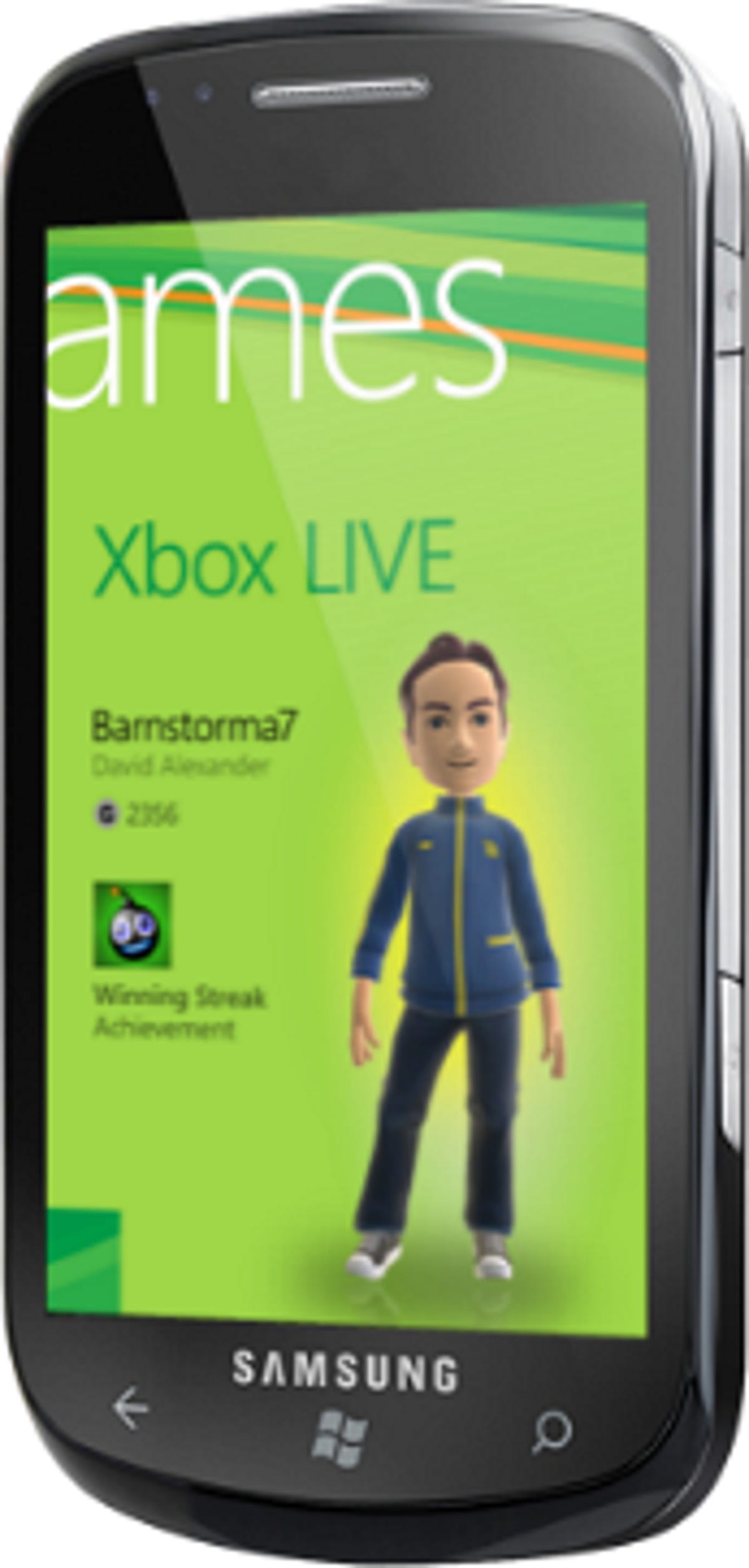Xbox Live avatar on Windows Phone 7