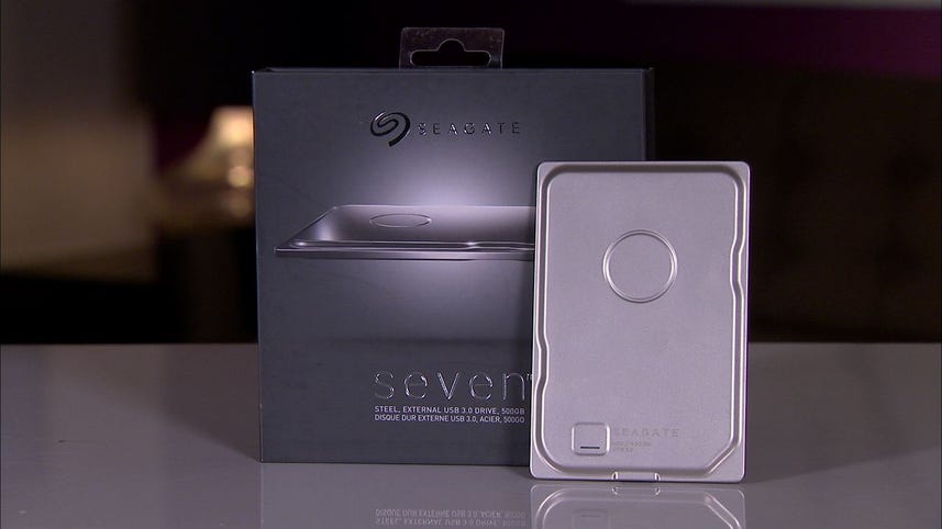 The Seagate Seven is the thinnest portable drive on the market.
