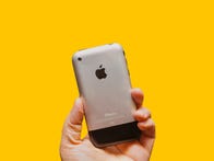 <p>The original iPhone came with a single camera that could only take photos.</p>