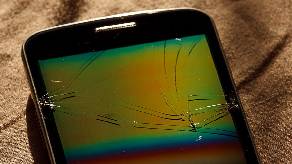 A gravity-assisted trip out of a shirt pocket proved too much for this Galaxy Nexus screen.