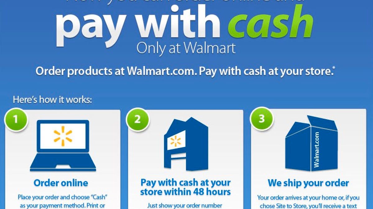Walmart is now letting you pay with cash.