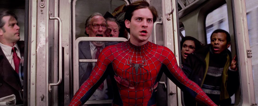 Spider-Man 2 train scene