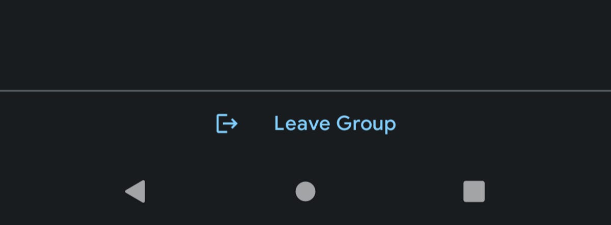 Leave Group icon