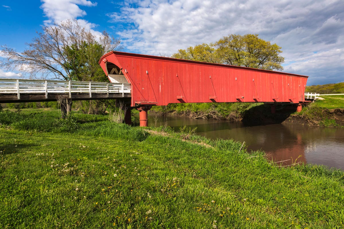 The Hogback Covered Bridge is one of the famous bridges of Madison County, Iowa.