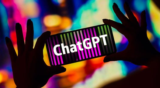 ChatGPT logo displayed on a smartphone