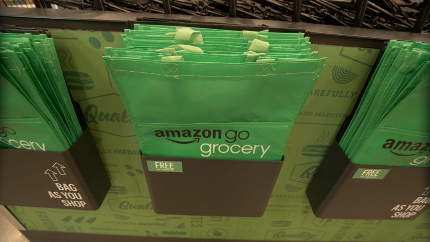 Inside Amazon's brand-new cashierless grocery store