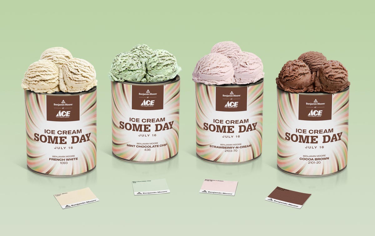 Pints of Ace Hardware's "Some Day" ice cream