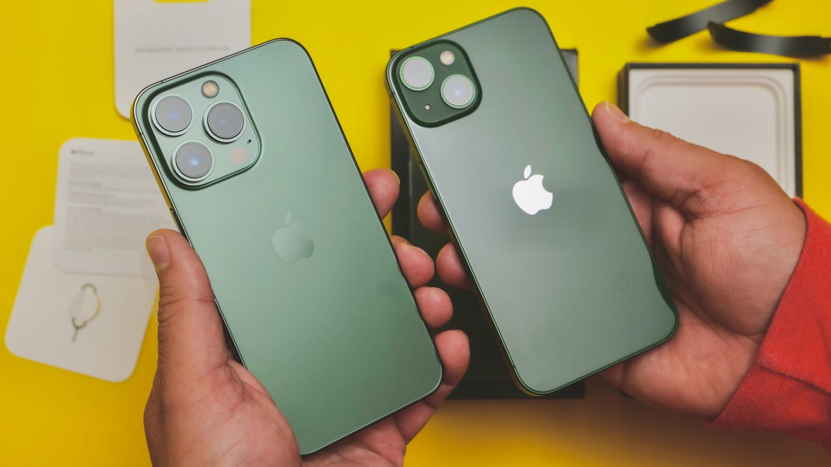 The iPhone in green