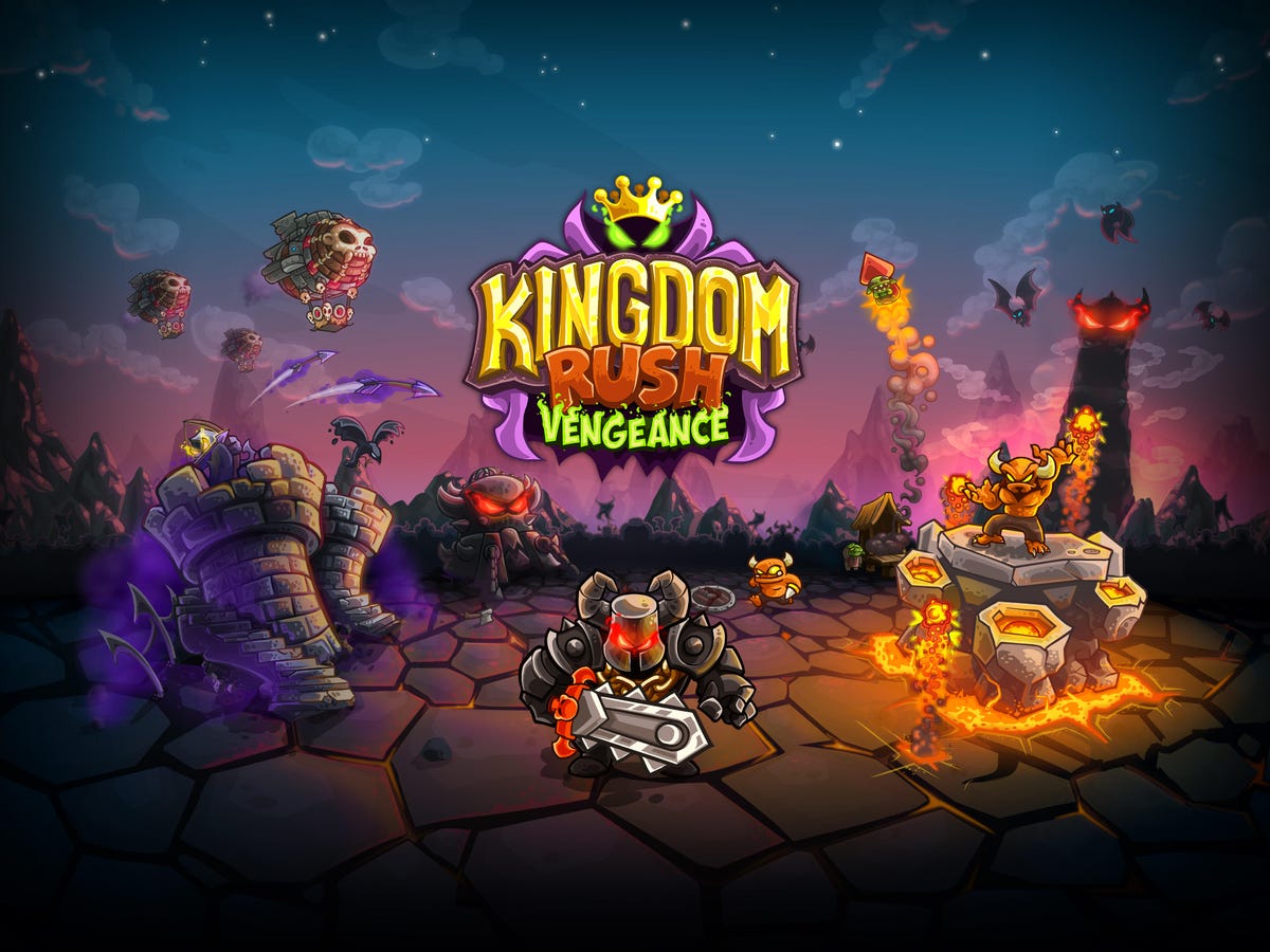 Apple Arcade'de Kingdom Rush Vengeance TD.