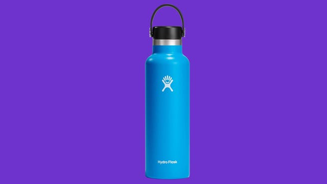 Hydro Flask on colorful background