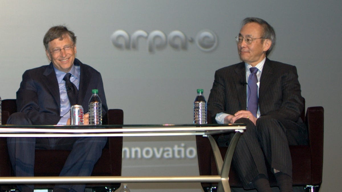 Peas in a pod: Bill Gates and Steven Chu discuss the pathways to a cleaner energy system.
