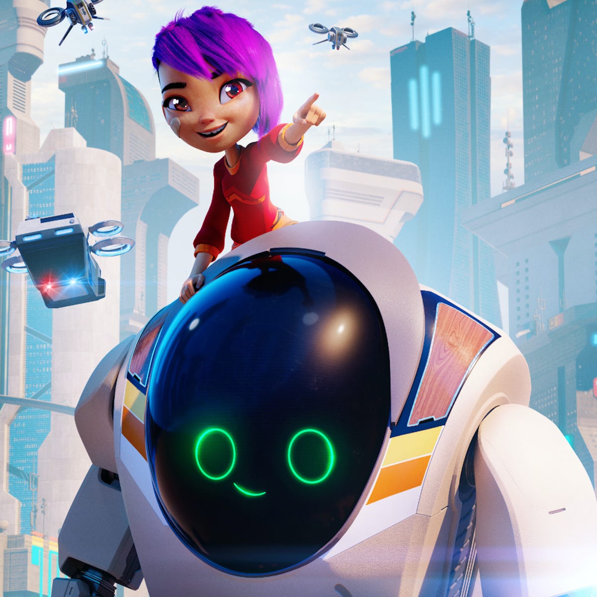 Netflix's new animated movie is like Big Hero 6 mixed with The Iron Giant -  CNET