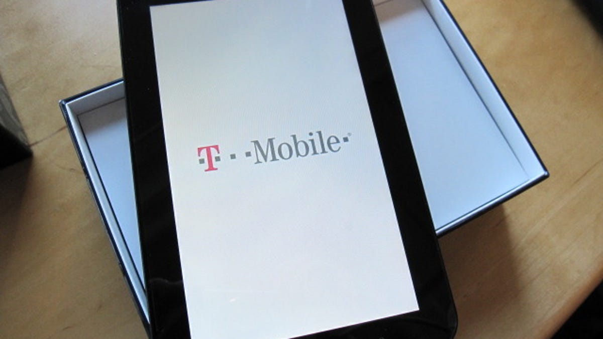 Photo of the T-Mobile Samsung Galaxy Tab.