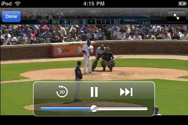 MLB iPhone app