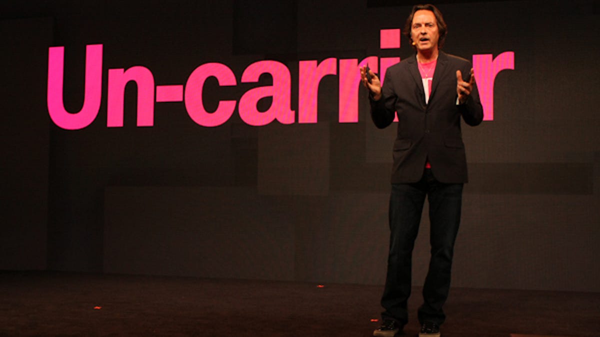 T-Mobile CEO John Legere makes several big announcements in New York City during its big press event in July.