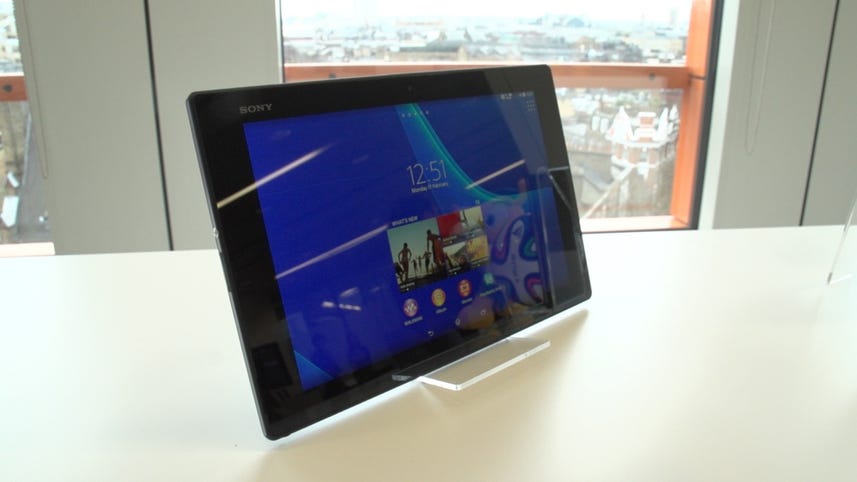Sony Xperia Z2 Tablet is a 10-inch, super-skinny, waterproof slate