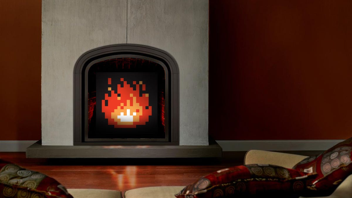Zelda fireplace