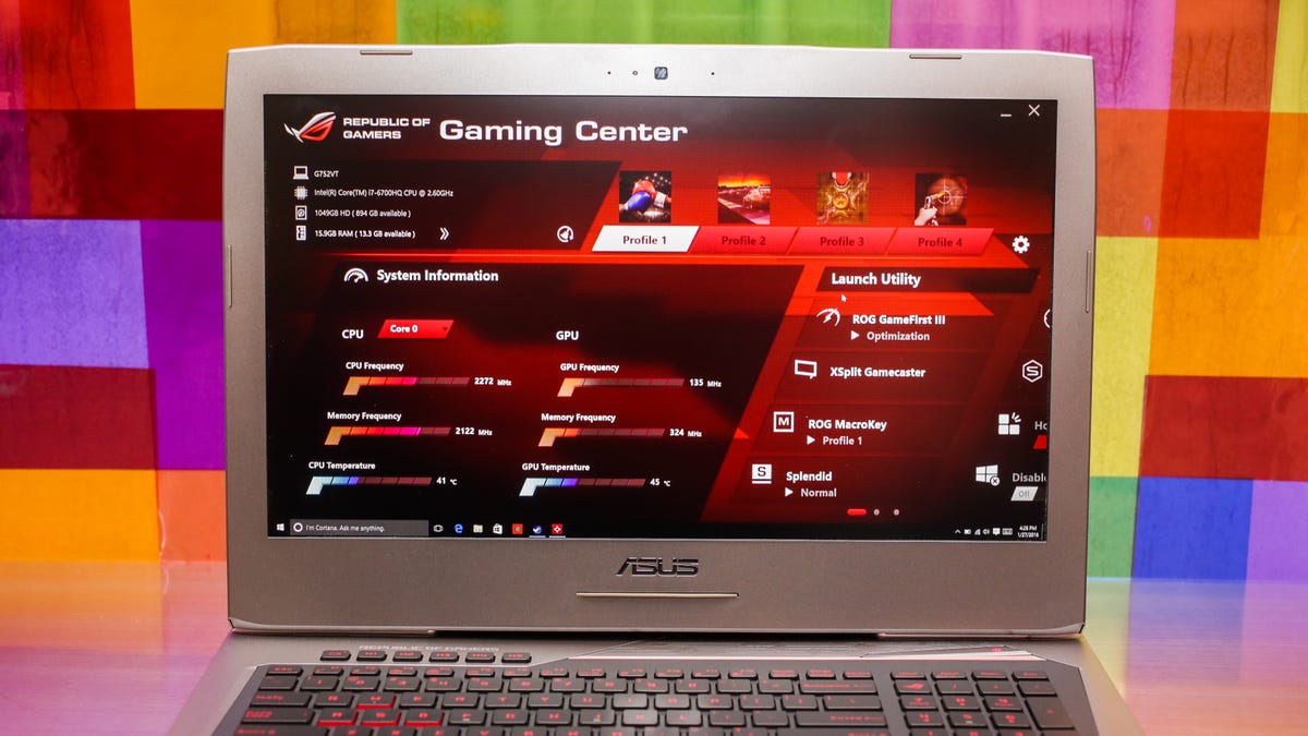 Asus Rog G752vt Dh72 Review A Pc Gaming Giant Slims Down Slightly Cnet
