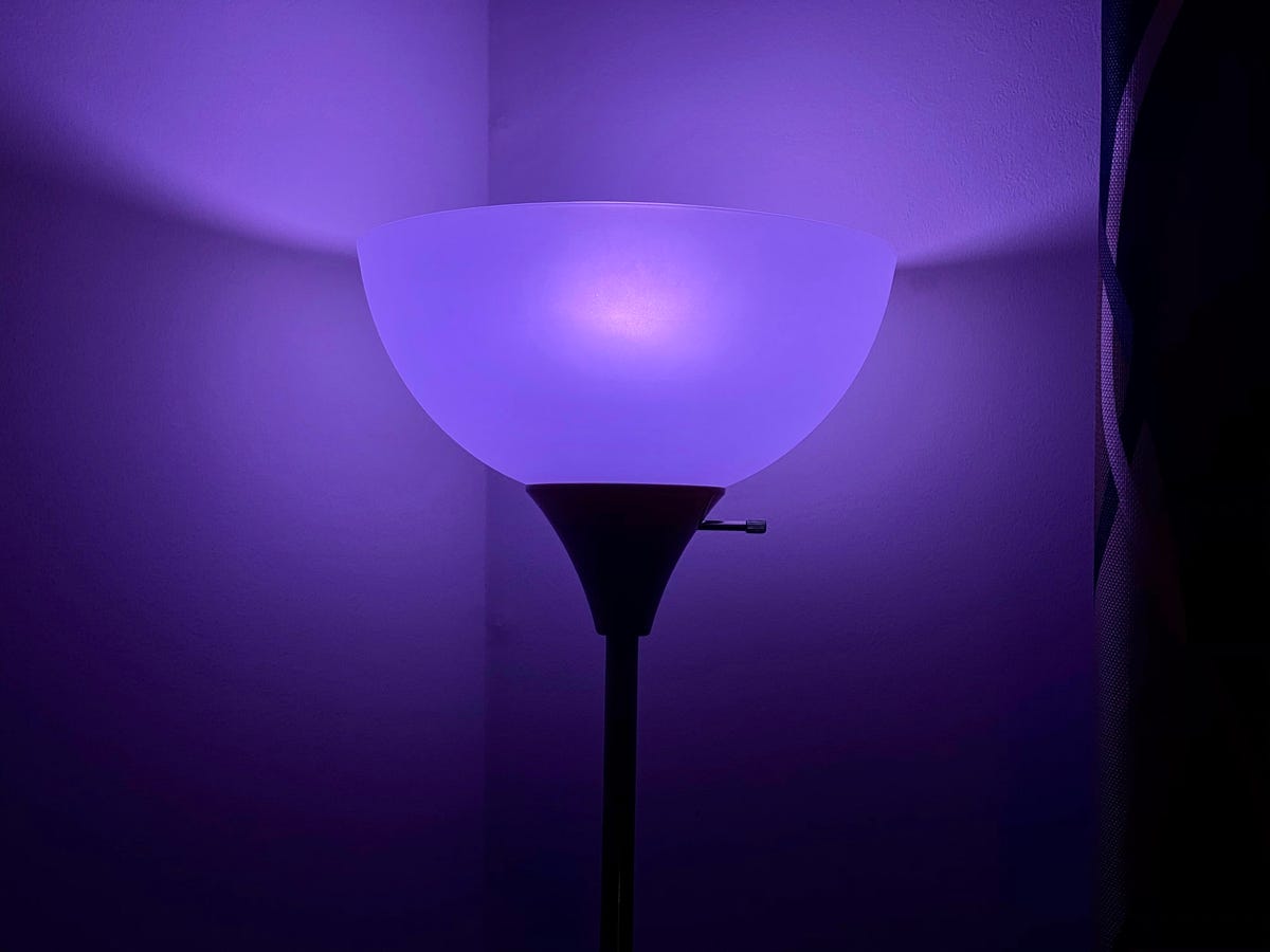 philips hue purple light