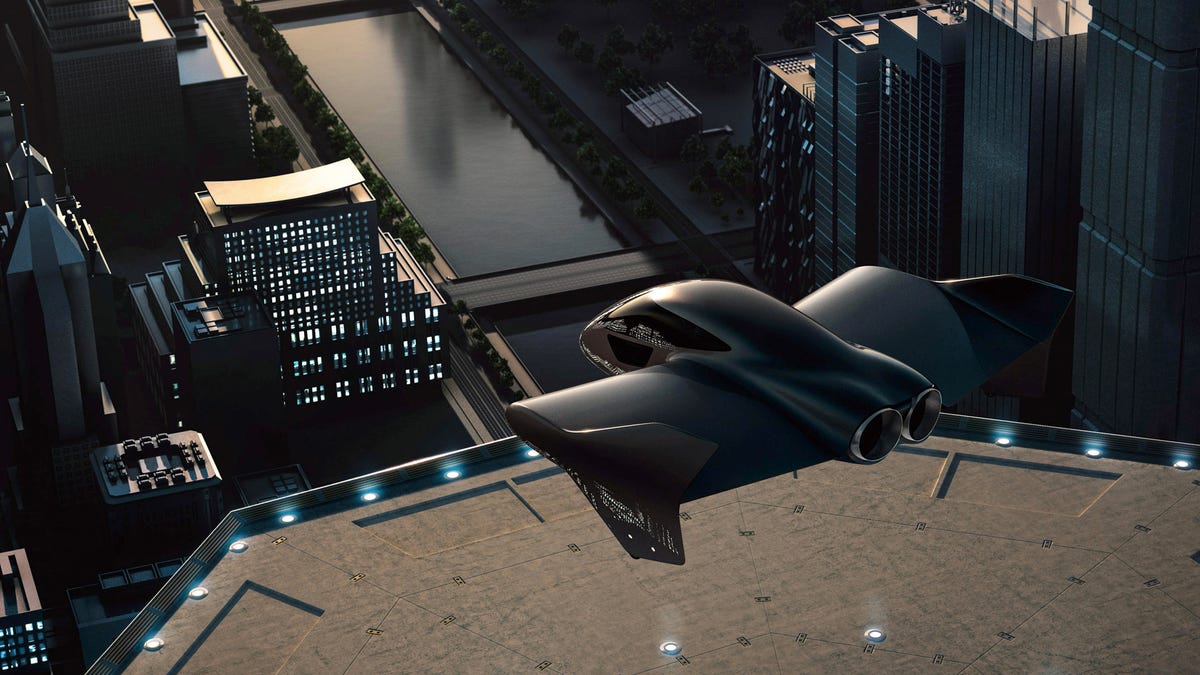 Porsche rendering for flying taxi