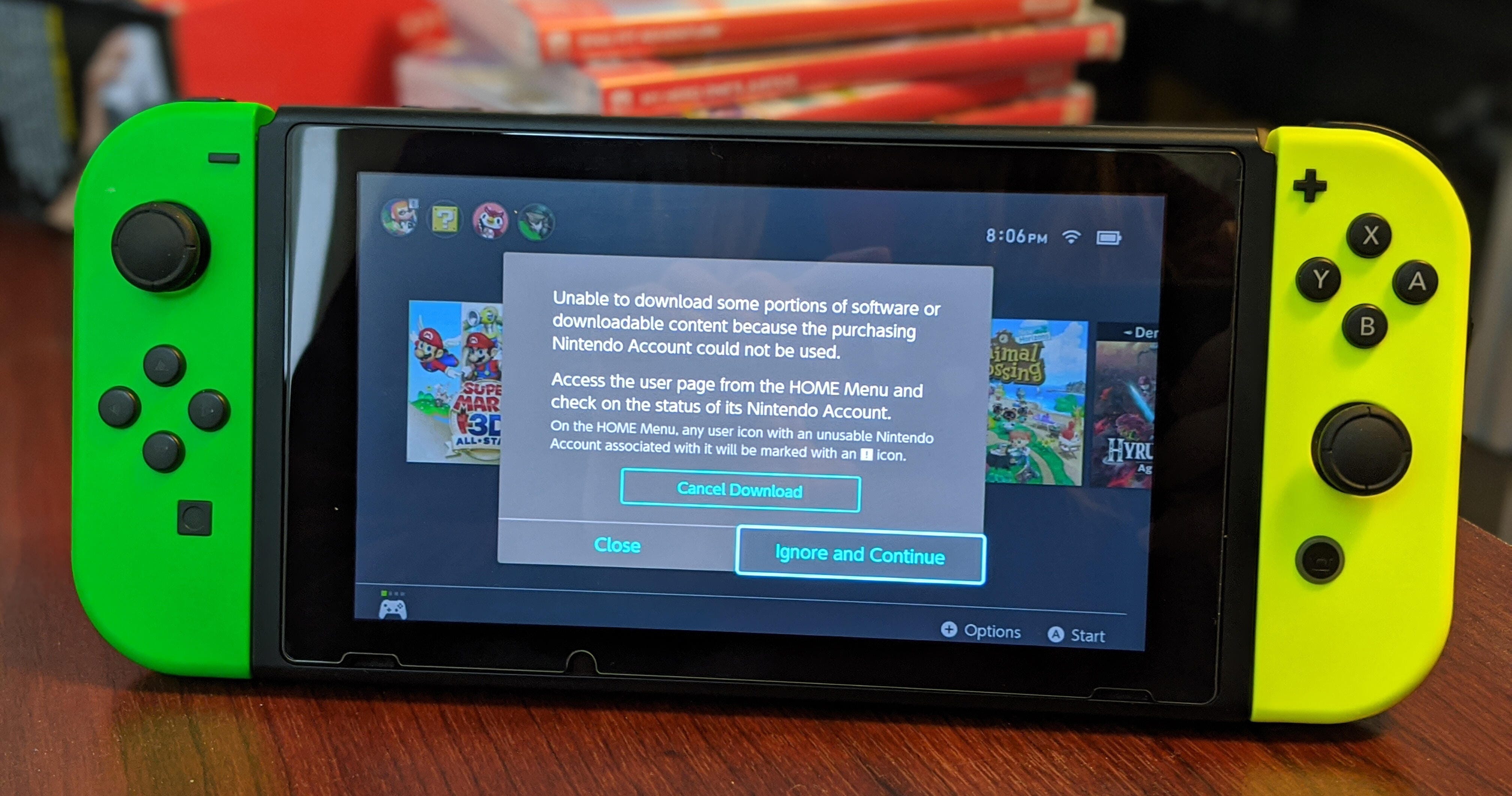 Pulido no usado miseria This is what happens when your Nintendo Switch account gets banned - CNET
