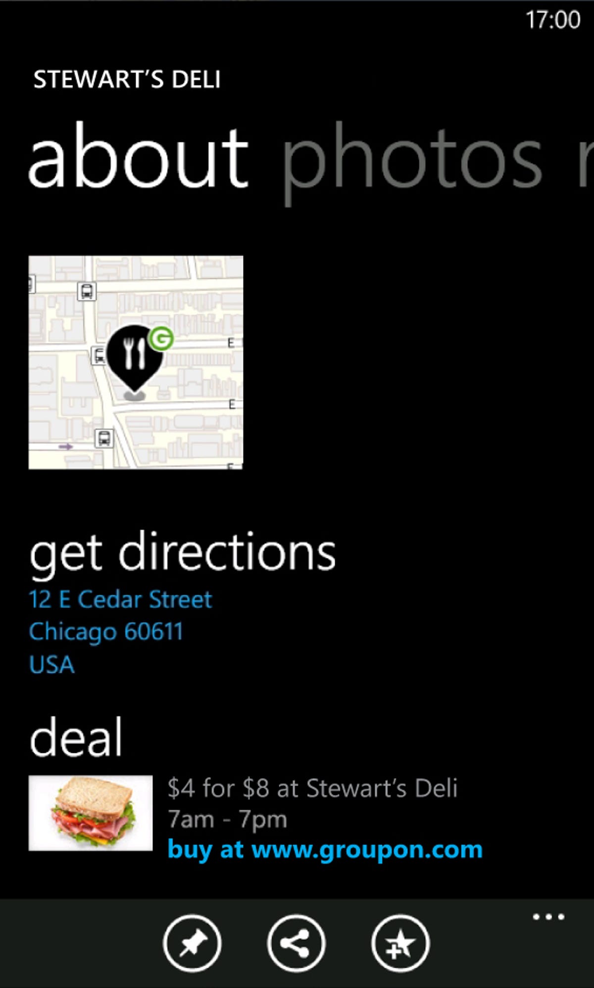 Groupon Now deal on Nokia Maps