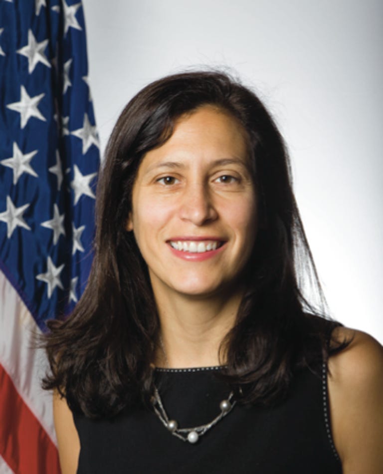 Victoria Espinel, appointed by President Obama in 2009, whose office says a new law is necessary 