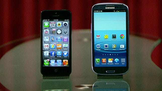 Apple iPhone 5 vs. Samsung Galaxy SIII