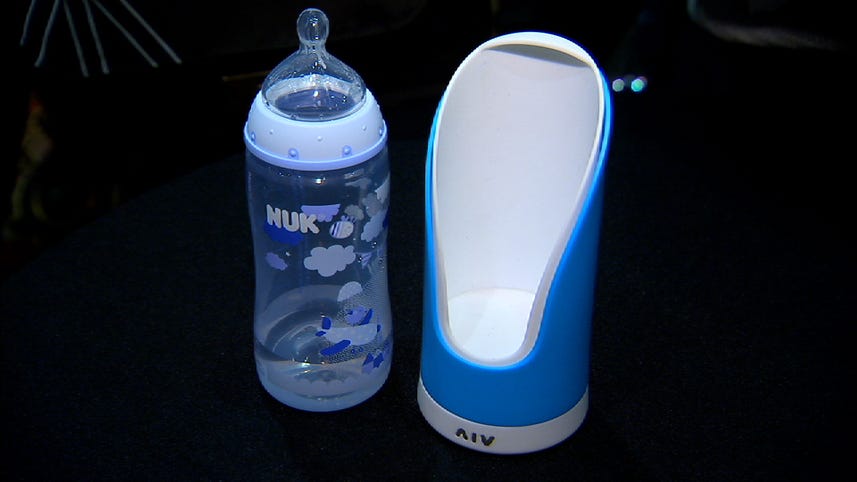 Baby Glgl gives milk-tracking smarts to your baby bottle
