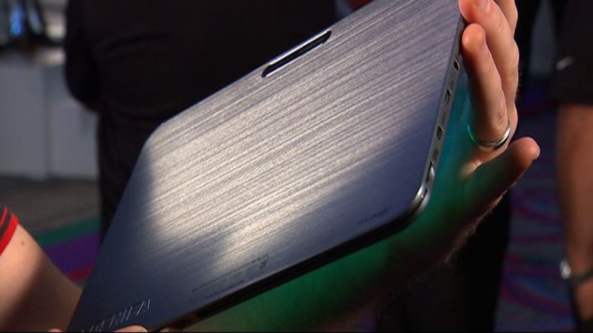 Toshiba's thinnest, lightest Honeycomb tablet yet