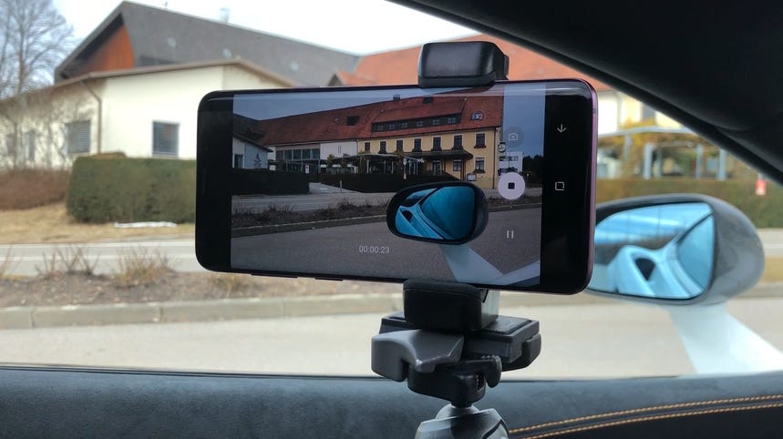 Capturing a supercar road trip on the Galaxy S9 Plus