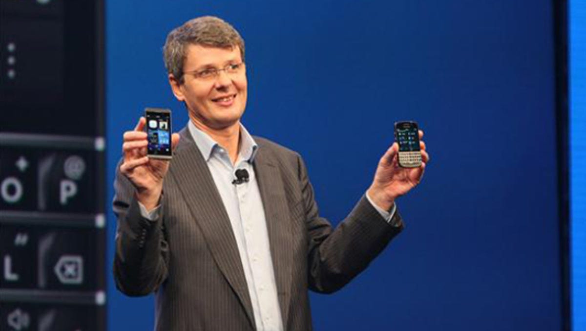 BlackBerry CEO Thorsten Heins.