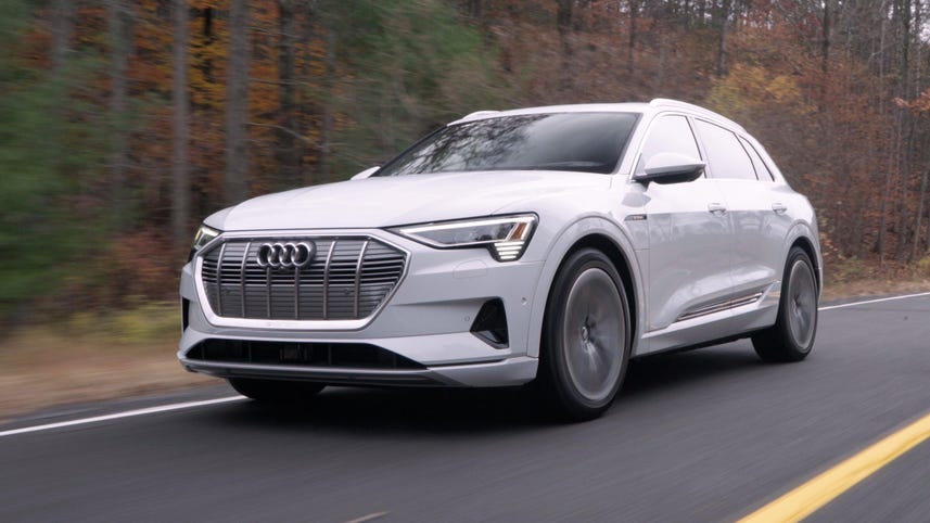 Audi's E-Tron brings big, electric comfort to the road