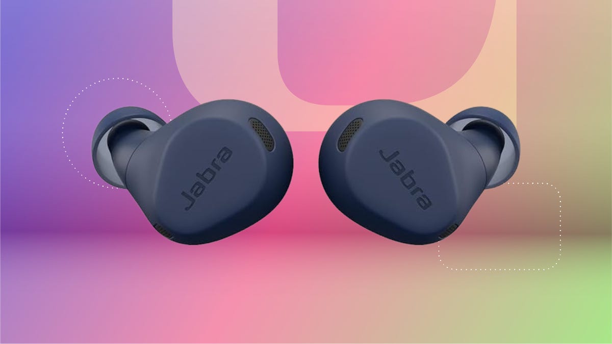 jabra-elite-8-earbuds against colorful background