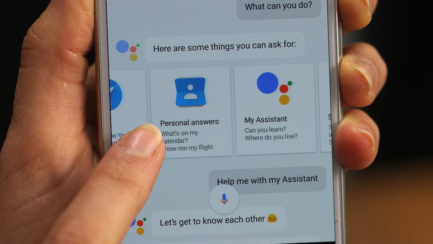 Start chatting with Google Assistant