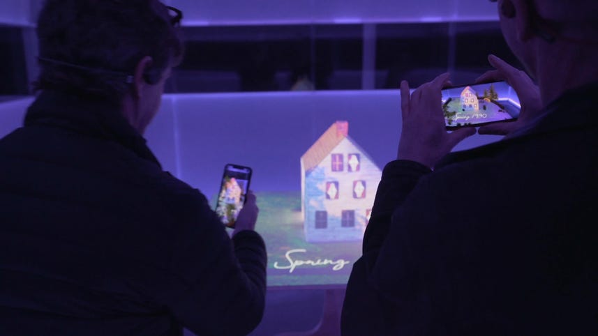 The Dial at Sundance marries projection mapping and AR inside a glowing cube