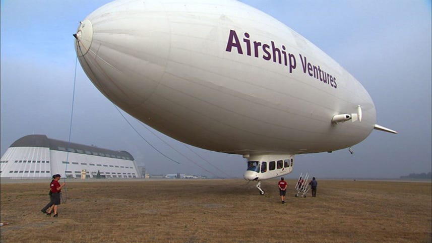 Take a ride in a modern zeppelin