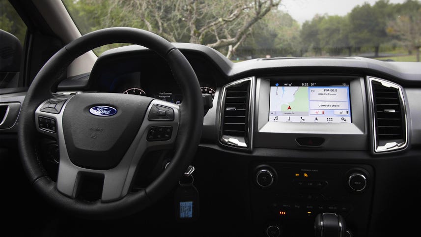 Checking the tech in the 2019 Ford Ranger