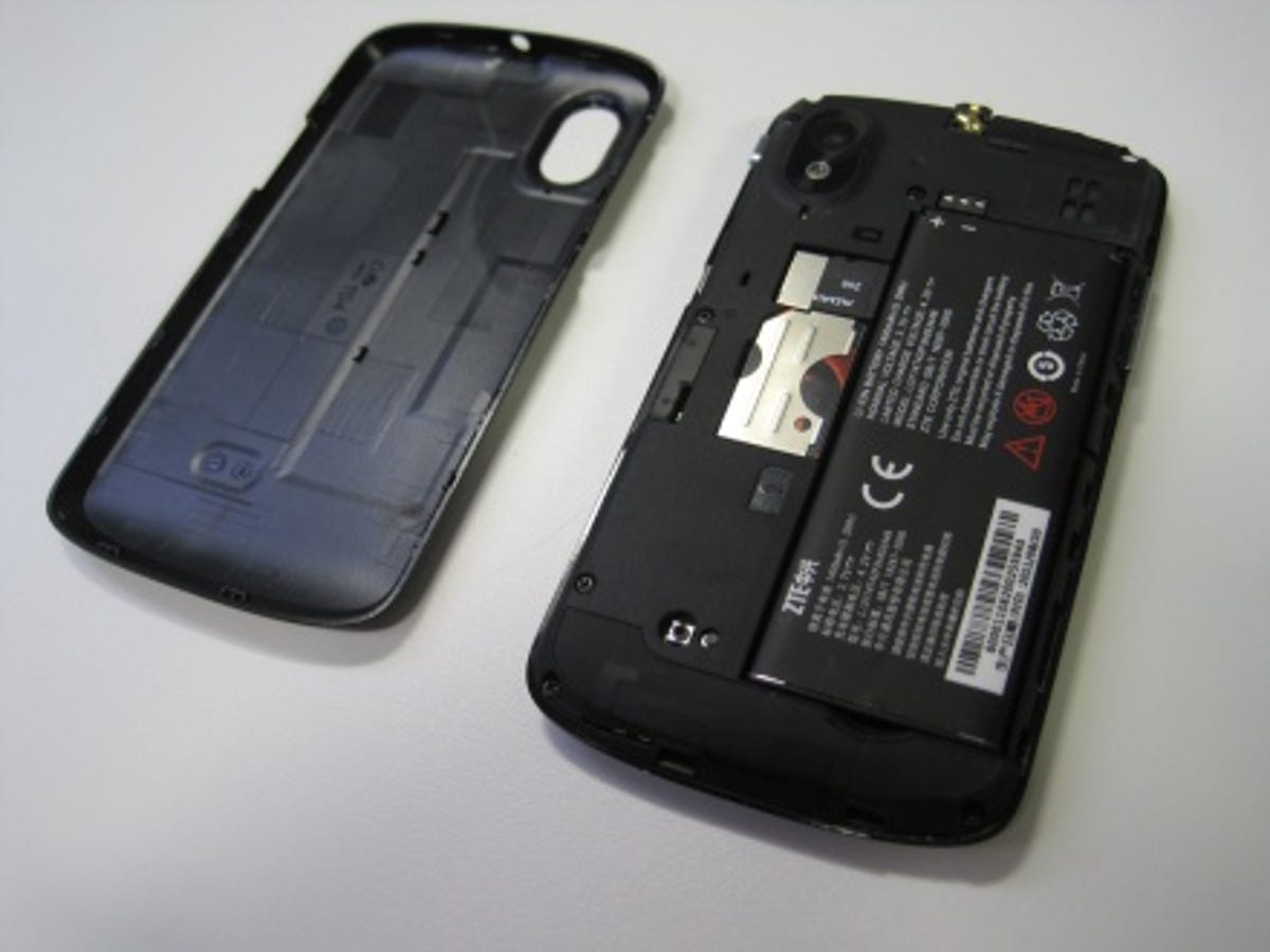 ZTE Skate battery cover and microSD