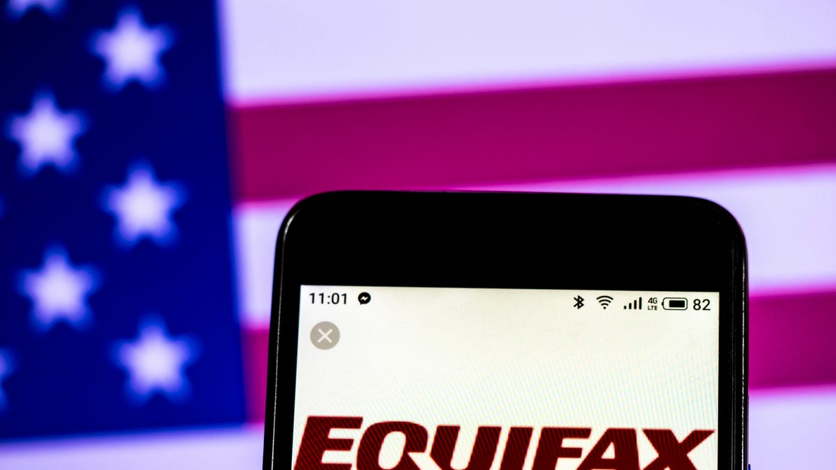Equifax Consumer reporting agency company logo seen