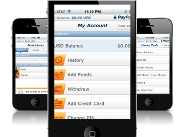 PayPal iPhone app