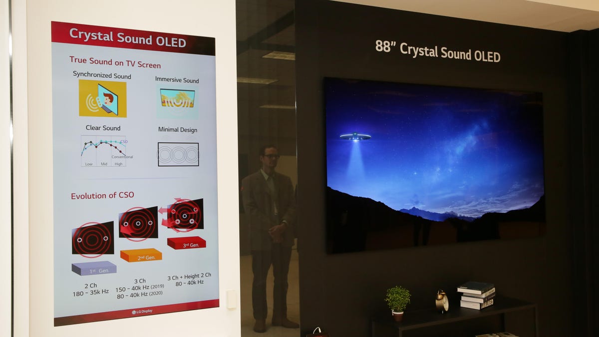 LG Display 88 inch Crystal Sound OLED