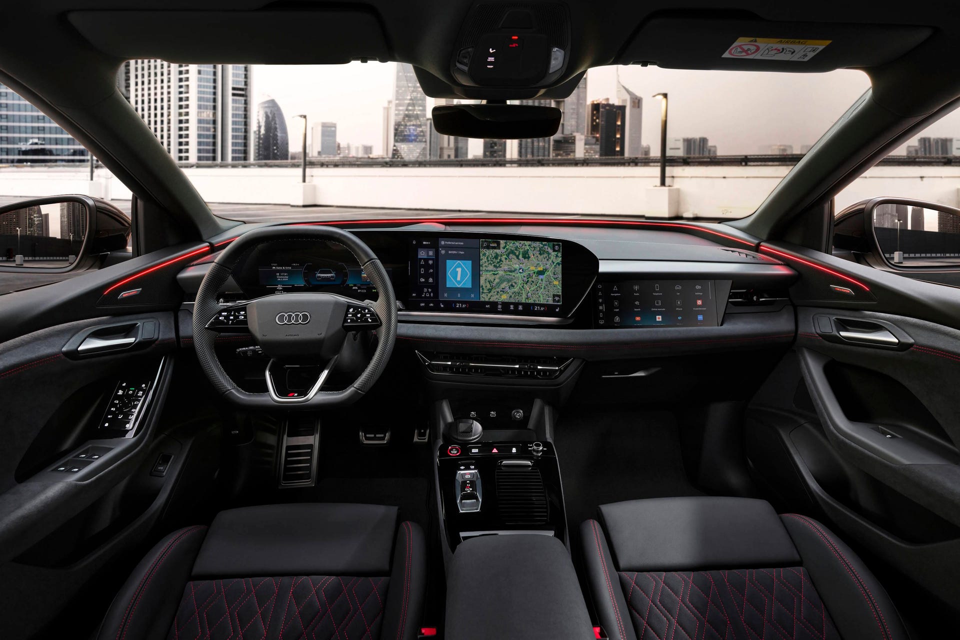 2025 Audi Q6 e-tron Digital Stage