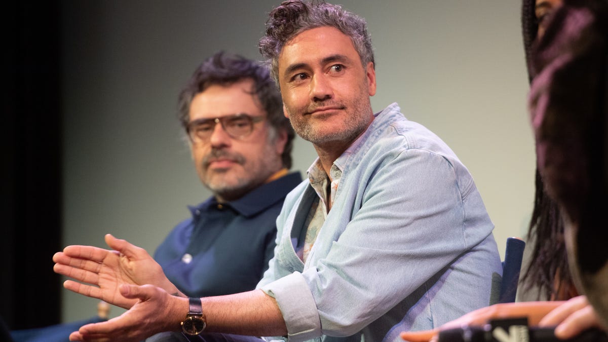 Jemaine Clement and Taika Waititi attend the "What We Do in the Shadows" Premiere 2019 SXSW Conference and Festivals at the Paramount Theater at Stateside Theater on March 08, 2019 in Austin, Texas. (Photo by Matt Winkelmeyer/Getty Images for SXSW)